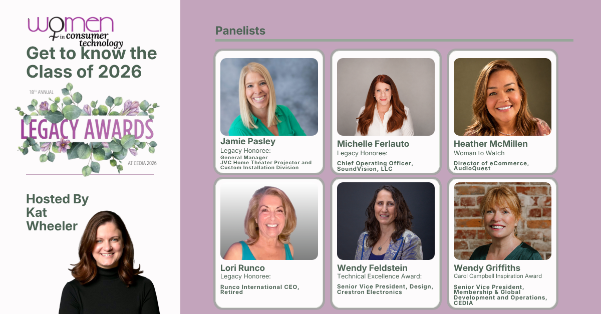 A Conversation with the Women in Consumer Technology 2026 Legacy Awards Honorees
